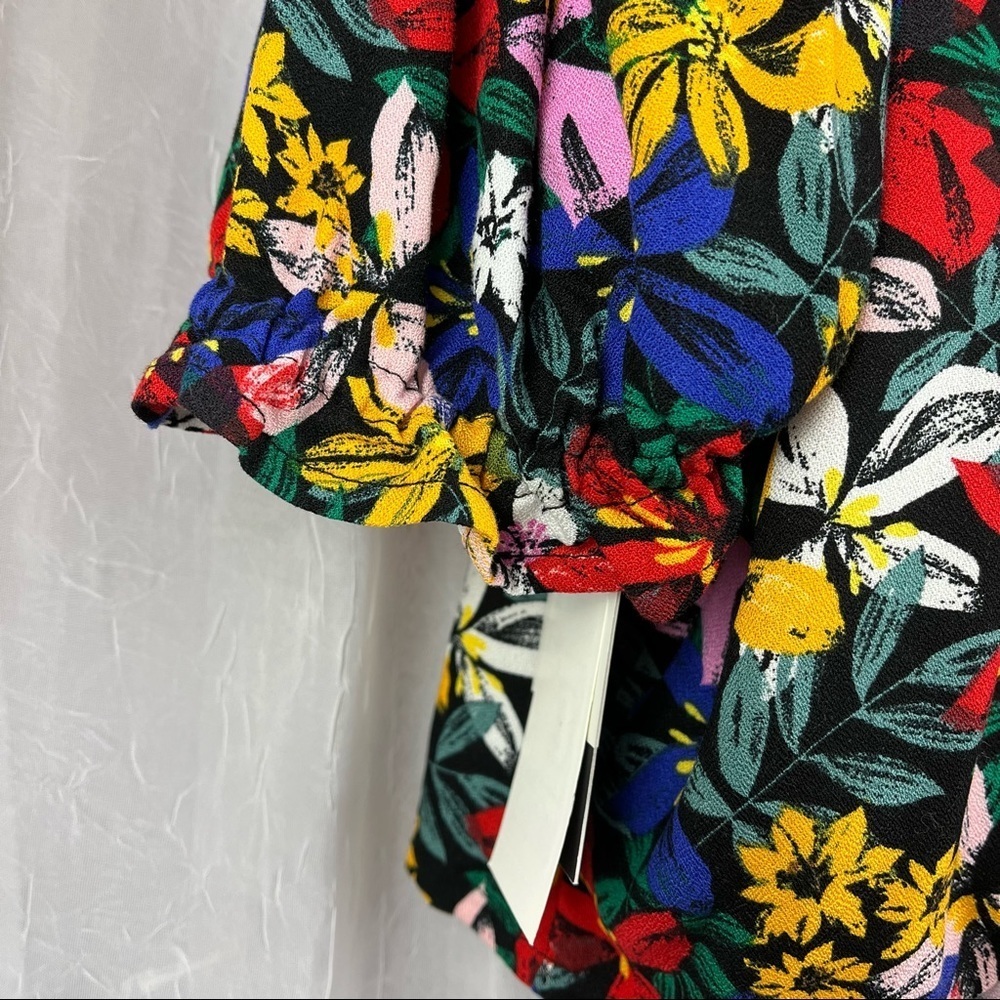 Eloquii Elements sweetheart multi color crop top Size 18 - Picture 4 of 9